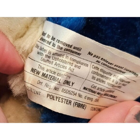 Worlds of Wonder Anything THAT Reversible Hand Puppet Blue Tan VTG 80s 1986 - Picture 7 of 8